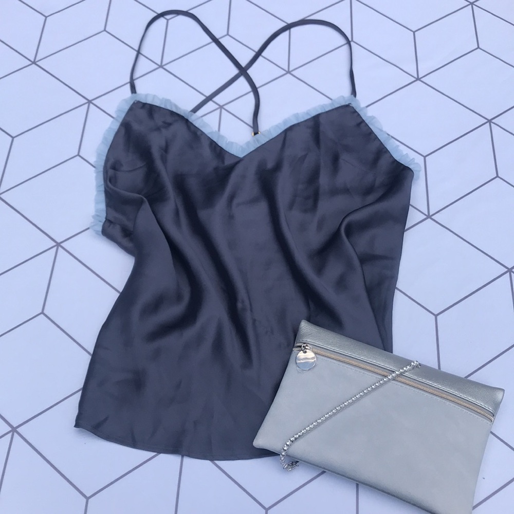 Victoria’s Secret Satin Silk Lingerie Top S NWOT